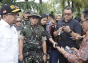 Danrem 032/Wbr Dampingi KSP Kunjungi Lokasi pasca Bencana Banjir dan Tanah Longsor di Kayutanam