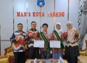 Dua Siswa MAN 2 Padang Jadi Eco Ranger, Dorong Gerakan Adiwiyata Madrasah