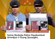 Dua Orang Tersangka Sabu Diringkus Polisi, Salah Satunya Masih Dibawah Umur
