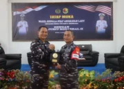 Wakasal Laksamana Madya Erwin S Beserta Rombongan Kunjungan Kerja ke Kodaeral II