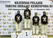 Siswi SMAN 1 Painan Raih Medali Perak di Kejurnas Tarung Derajat Pelajar Kemenpora 2025