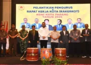 KONI Padang Dilantik, Wako Fadly Amran Siap Suskseskan Porprov Sumbar Tahun 2026