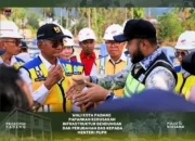 Wako Fadly Amran Dampingi Menteri PU Dodi Hanggodo Kunjungi Bendungan Koto Tuo