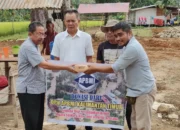 Solidaritas APBMI Kaltim, Bantuan Huntara dan Toren Air Diserahkan Lewat APBMI Sumbar