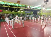 Ujian Kenaikan Sabuk Karateka Lemkari Kota Padang Dihadiri Sihan Firdaus Ilyas
