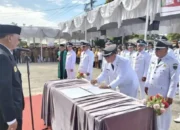 Bupati Pesisir Selatan Hendrajoni Lantik 24 Wali Nagari Terpilih dari Enam Kecamatan di Dapil V