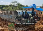 Tiga Jembatan Dibangun TNI di Kota Padang, Akses Usai Bencana Akan Semakin Mudah