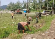 Matangkan Upacara Pembukaan TMMD Ke-127, Anggota Kodim 0311/Pessel Laksanakan Goro