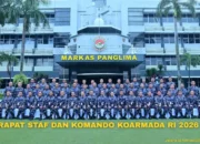 Dankodaeral II Hadiri Rasko Koarmada RI Tahun 2026, Momentum Menyatukan Visi dan Memperkuat Soliditas