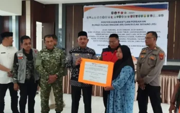 Kabupaten Limapuluh Kota Terima Bantuan Stimulan Rumah Rusak Sebesar Rp1,92 Miliar