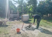 Pengerjaan Unit MCK di Nagari Koto Berapak Terus Dikebut Satgas TMMD Ke-127 Agar Selesai Tepat Waktu