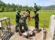 Personil Satgas TMMD Ke -127 Fokus Pencairan Sumber Air untuk Titik Sumur Bor
