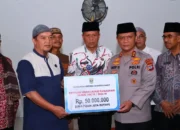 TSR Provinsi Sumbar Dipimpin Kapolda Kunjungi Masjid Wustha Kelurahan Parik Rantang