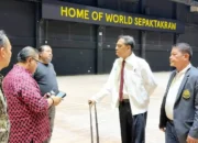 Presiden dan Vice Presiden ASTAF Kunjungi Akademi Sepaktakraw Malaysia Bertaraf Internasional