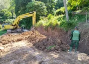 Sasaran Fisik TMMD Ke-127, Pembangunan Badan Jalan di Talaok Menunjukan Progres Signifikan