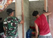 Rehab RTLH Milik Melda Evika di Talaok Terus Dikebut Satgas TMMD Ke-127 Kodim 0311/Pessel