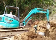 Berpacu Dengan Waktu, Penyelesaian Jalan Baru TMMD Ke-127 Dipasang Gorong Gorong