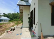 H-8 Penutupan TMMD Ke-127 Tahun 2026, Rehab RTLH Milik Afri Yuliana Mencapai 91 %