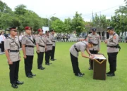 Kapolres Payakumbuh Pimpin Upacara Serah Terima Jabatan di Lingkungan Polres Payakumbuh