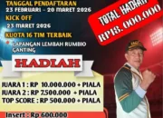Turnamen Sepakbola Zulpian Apriyanto DPRD Cup II Tahun 2026 Kembali Digeber untuk Menjaring Pemain Muda Berbakat