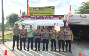 Wakapolres Pessel Minta Anggota Pos Pelayanan Operasi Ketupat Singgalang 2026 Berikan Layanan Terbaik