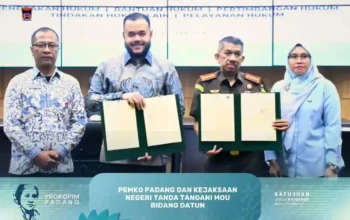 Pemko Padang dan Kejari Tanda Tangan MoU Bidang Perdata dan Datun