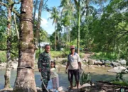 Babinsa Koramil 03 IV Jurai Kodim 0311/ Pessel, Jembatan Lori Hanya Sementara