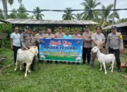 Dukung Ketahanan Pangan, Polsek IV Jurai Polres Pessel Laksanakan Studi Tiru ke Peternakan Kambing
