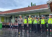Siswa Dikbang SPN Padang Besi Edukasi Tertib Lalu Lintas di MAN 2 Padang
