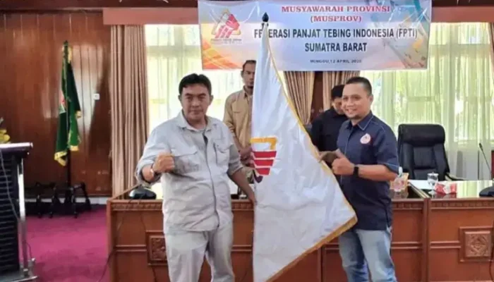 M. Zuhrizul Terpilih Ketua FPTI Sumbar, Panjat Tebing Siap Bidik Medali Porprov XVI