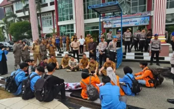 Aksi Damai Aliansi Mahasiswa Pesisir Selatan, Pertanyakan Realisasi Program Unggulan Bupati-Wakil Bupati