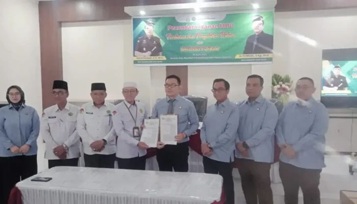 Kantor Kemenag Pessel Lanjutkan MoU Tahun Ke II dengan Kejari Pessel