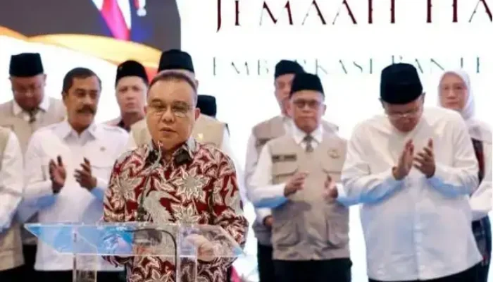 Dasco Lepas Kloter I Banten, Embarkasi Haji 2026 Lebih Rapi dan Nyaman