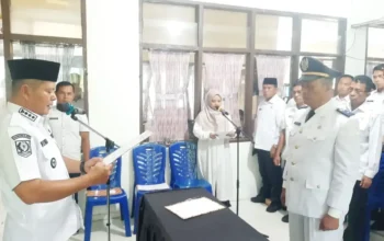 Percepat Akselerasi Program Nagari Bangkit, Bupati Pasaman Welly Suheri Lantik Tiga Penjabat Wali Nagari