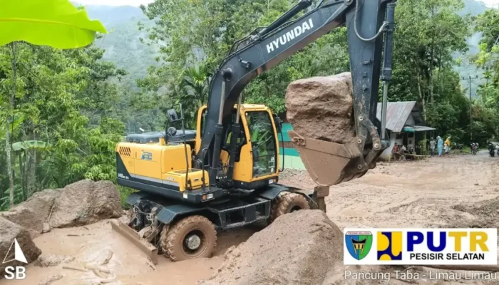 Pasca Longsor di Pancung Taba Bayu, Akses Jalan ke Dua Nagari Kembali Normal
