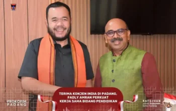 Wako Fadly Amran Terima Kunjungan Konjen India, Peluang Beasiswa Pelajar Kota Padang