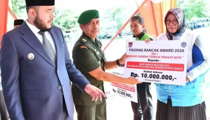 Padang Rancak Award 2026, Bank Sampah Pasie Nan Tigo Raih Penghargaan Terbaik