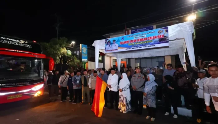Hadiri Pelepasan Jemaah Calon Haji, Wakil Ketua DPRD Payakumbuh Doakan Sehat dan Lancar