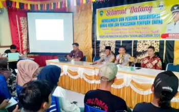 Nagari Air Manggis Pasaman Sosialisasi “Bahaya Hoax dan Pencegahan Penipuan Online”