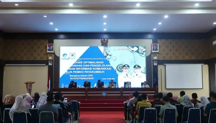 Diskominfo Payakumbuh Gelar Rapat Teknis Optimalisasi Pengelolaan Layanan Informasi Komunikasi Publik