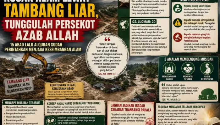 Dr. Afdholi Ali Rahman : Merusak Alam Lewat Tambang Liar, Tunggulah Persekot Azab Allah