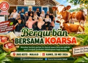 Bangkit dari Galodo, Warga 9 Dusun Malalo Terima Bantuan Kurban dari KOARSA
