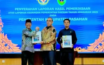 Pemkab Pasaman Pertahankan Opini WTP Atas LKPD Tahun 2025 dari BPK