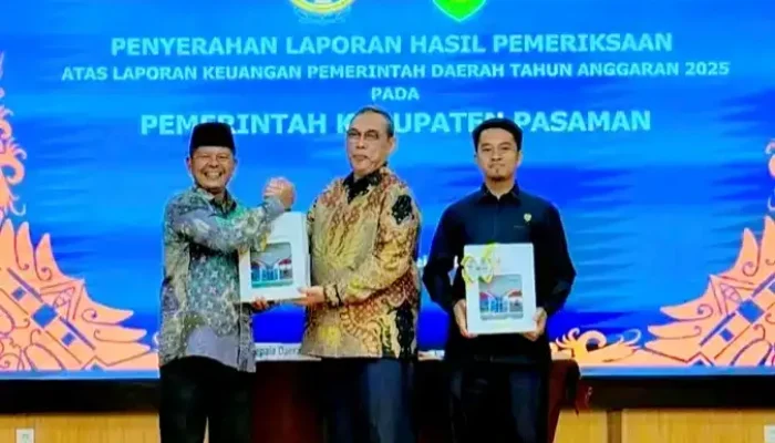 Pemkab Pasaman Pertahankan Opini WTP Atas LKPD Tahun 2025 dari BPK