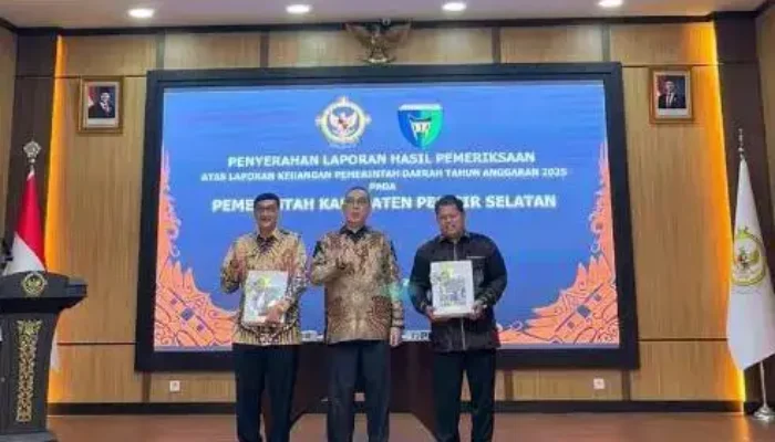 Pessel Diganjar WTP Oleh BPK RI Perwakilan Provinsi Sumbar Atas LKPD Tahun 2025