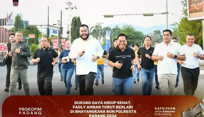 Wako Fadly Amran Buka “Road to Police Women Run 2026” di Polresta Padang