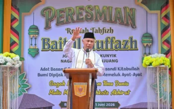 Gubernur Mahyeldi Resmikan Rumah Tahfiz Baitul Huffazh, Perkuat Pembinaan Generasi Qurani di Tanah Datar