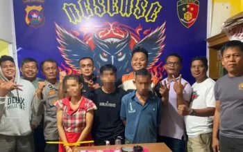 Kapolsek Linggo Sari Baganti Pimpin Penangkapan Tiga Pengedar Narkoba Lintas Kecamatan