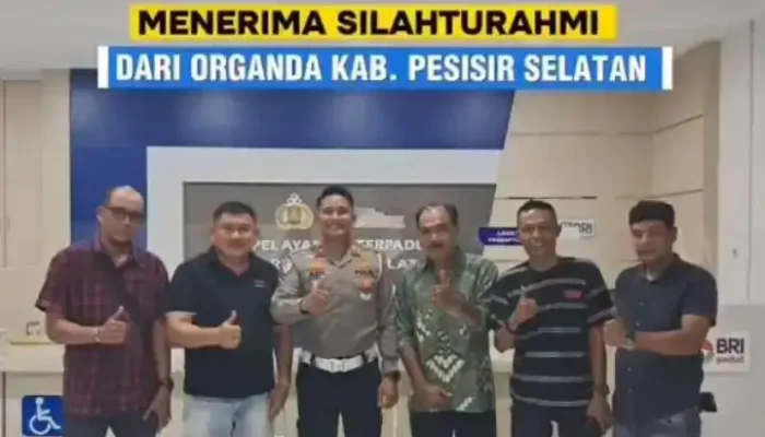 Perkuat Sinergitas, Kasat Lantas Terima Silaturahmi Pengurus Organda Pessel