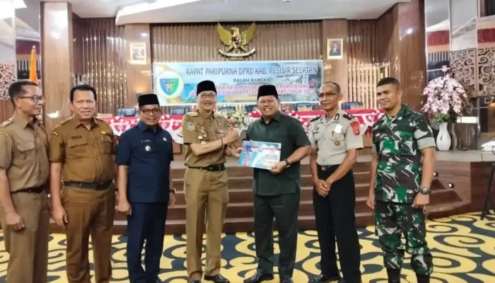Bupati Hendrajoni : WTP Diraih 13 Kali Tidak Lepas Dukungan DPRD Pessel